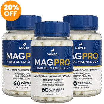 MAGPro – Magnésio Quelato, Dimalato e L-Treonina - Kit 3
