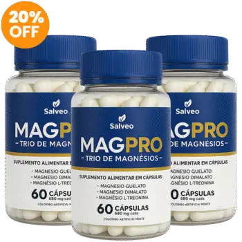 MAGPro – Magnésio Quelato, Dimalato e L-Treonina - Kit 3