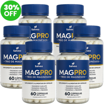 MAGPro - Magnésio Quelato, Dimalato e L-Treonina - Kit 6