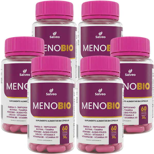MenoBio – Suplemento Natural para Menopausa – KIT 6